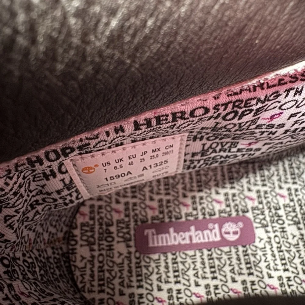 Breast‎ Cancer Awareness Timberland Boots Men's 7